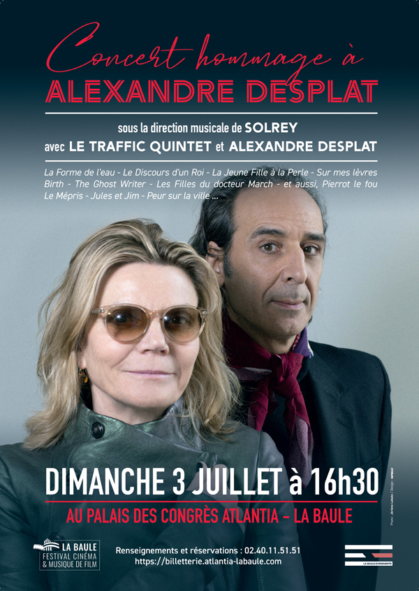 Affiche du concert Hommage à Alexandre Desplat