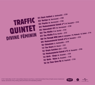 CD Divine Feminin - verso